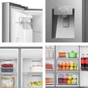 Hisense RS818N4TIE Frigorifero Side By Side, 632 L, Classe E, Inox - 12