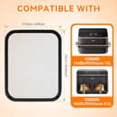 Juego de 2 protectores antisalpicaduras para freidora de aire caliente Dual Blaze TwinFry (10 L) - 2