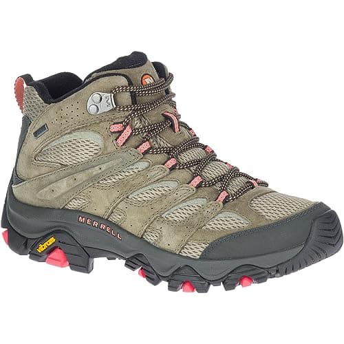 Merrell Moab 3 Mid GTX, Botas de senderismo Mujer, Marrón (Marrón Olive), 38 EU