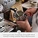 Sage - The Barista Express Impress - Coffee Machine with Manual Milk Frother & Integrated Grinder - Intelligent Dosage, 25 Grinding Settings - Black Truffle - 6