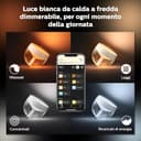 Philips Hue Lampada Smart da Tavolo Iris, Luce Bianca e Colorata, Bluetooth, 8.2W, Rame - 3