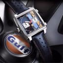 TAG Heuer Leder Uhrenarmband 22mm - Echtleder mit Blauen Schwarz Armband für Carrera, Aquaracer, Monaco Serie - 7