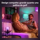 Philips Hue White and Color Ambiance Sferetta Smart LED, Attacco E27, 5.3W, Luce Bianca o Colorata, Dimmerabile, Controllo con Bluetooth e Hue App, Funziona con Alexa, Google Assistant e Apple HomeKit - 6