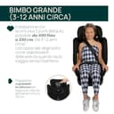 Chicco Unico Evo I-Size, Seggiolino Auto 0-36 Kg, omologato ECE R129/03, Isofix Girevole A 360° E Reclinabile, Gruppo 0+/1/2/3 Da 0 A 12 Anni - 9