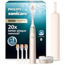 Philips Sonicare DiamondClean 9900 Prestige cepillo dental eléctrico, con tecnología SenseIQ y aplicación, 5 modos de cepillado, estuche de viaje con carga, color champán, modelo HX9992/44 - 1