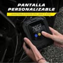 MICHELIN 009541 Mini Compresor de Aire 12V – Inflador de Neumáticos para Coche – Presión Programable 8 Bar 138W – Infla un Neumático en 1min30 – Boquilla de Conexión Rápida – 3 Adaptadores - 4