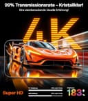 TORRAS Präzise für iPhone 17 Pro für Panzerglas [Full Screen] Exklusive Schutzfolie für iPhone 17 Pro Folie 9H+ glas [Nr.1 Stoßfest], Auto Montage, Kompatibel mit Hülle, 2 Stück - 8