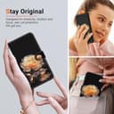 YKTO for Realme GT Neo6 Phone Case Wallet,Women Flip Folio Cover with Credit Card Holders Golden Peony in Full Bloom Flower PU Leather Purse Wrist Strap Kickstand Case for Realme GT Neo6 - 4