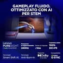 Lenovo Legion 7 Gaming Laptop - Display OLED WQXGA 16" 240Hz, Nvidia GeForce RTX 5070 8GB, Intel Core Ultra 9 275HX, RAM 32GB, SSD 2T, Windows 11 Home, Tastiera RGB italiana - Glacier White - 6