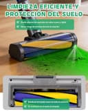 Akunsz Cepillo Eléctrico para Dyson V15 V11 V10 V8 V7 – Cabezal de Cepillo con Luces Láser Verdes, Cepillo de Repuesto con Rodillo Suave para Suelos Duros, Parquet y Superficies Lisas - 5