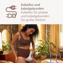 Philips Lumea IPL 9900 Series Haarentfernungsgerät mit SenseIQ & SkinAI Technologie – Alternative zur Laserhaarentfernung – 2 Aufsätze für Körper & Gesicht (BRI950/02) - 7