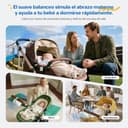 Robofun Baby Rocker, Columpio Para Cochecito De bebé, Ayuda Para Dormir Para Bebés, Temporizador De 30-60-90 Minutos, USB-C Recargable, 3 Niveles De Intensidad – Se Adapta A Todos Los Cochecitos - 8