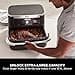 Ninja Foodi FlexDrawer Air Fryer, Dual Zone with Removable Divider, Large 10.4L Drawer, 7-in-1, Air-Fryer Uses No Oil, Air Fry, Roast, Bake, Max Crisp, Non-Stick Dishwasher Safe Parts, Black AF500UK - 4
