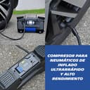 MICHELIN Compresor de aire 009538, 7 bares, 230 V, alto flujo, motor de accionamiento directo - 5