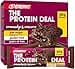 Enervit The Protein Deal Brownie Lover, Barritas Proteicas, Sabor Chocolate Negro, Relleno Suave de Brownie, Snack Delicioso, 20g de Proteínas, 0,6g de Azúcares, Sin Gluten, 12 Barritas de 55g - 1