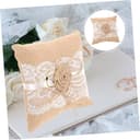 Toyvian Cuscino per Cerimonie di Matrimonio e Fidanzamento Lino Khaki con Design e Leggero Protegge Grazia le Tue Stili multipli Stili multipli - 9