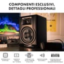 M-AUDIO BX5BT Casse Attive Monitor da Studio e PC da 5" con DSP e Bluetooth con App per Produzione Musicale, Editing Video, Creazione di Contenuti e Podcasting - 3