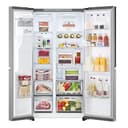 LG GSJE81PYBD Side-by-Side Kühlschrank, 628 L, mit Eis-, Crushed Ice- & Wasserspender, UVnano, LINEARCooling®, DoorCooling+, Total NoFrost, Wassertank, Wi-Fi, Smart Inverter, Schwarz [Energieklasse D] - 1