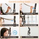 Hairstyler Set, 5 in 1 Air styler, Negativ Lonen Haarstyler mit Lockenstab automatisch, Air Styler Thermal Brush Haartrockner - 3