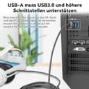 ELUTENG Link Kabel 5M Kompatibel mit Oculus/Meta Quest 3/2/Pro/Pico 4 Zubehör, 5Gbps High Speed USB 3.0 Ladekabel 18W Schnellladung USB C Datenkabel für VR Headset und Gaming PC (Grau) - 5