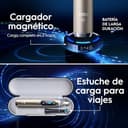 Oral-B iO10 Cepillo De Dientes Eléctrico Lunar Gold, 1 Cabezal Ultimate Clean, 1 Cargador Magnético Rápido con Tecnología iO Sense, 1 Estuche de Viaje Con Carga, 1 Soporte Higiénico para Cabezal - 2