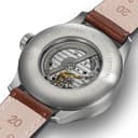 Laco 1925 - Reloj analógico automático para hombre con correa de piel, color marrón - 3