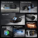 DREAME Aqua10 Ultra Roller Complete, Robot Aspirador, Autolimpieza del Rodillo, Supera Obstáculos de 8 cm, Vaciado Automático, 30.000 Pa de succión, Control Inteligente por Voz, Negro - 13