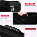 iVoler Portatile Custodia per Playstation Portal Remote Player, Harte Eva Protettiva Custodia per Playstation Portal, Borsa da Viaggio Portatile a Prova di Gocce, Nera - 4