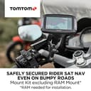TomTom Rider Sat Nav Mount Kit exclusive RAM Mount for all Motorcycle Sat Nav Rider Models (check compatibility list below) - 2