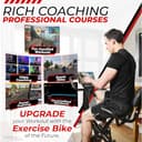 SmartXBike Pro 4-in-1 Exercise Bike Folding Indoor Cycling Fitness Bike with Magnetic Auto Resistance, FTP Power Training for Home Gym, Bluetooth Smartphone App Compatible with Kinomap, VZfit VR - 4