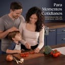 Deer & Oak Tabla de cortar XXL de bambú carbonizado 38 x 25 x 2 cm, tabla de madera preaceitada para cortar carne, pescado, verduras, frutas, queso y pan - 5