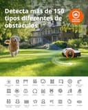 Segway Navimow i105E Robot Cortacésped Perimetral sin Cables, máx. 600 m², Ganador de la Prueba robótica RTK Vision, protección contra erizos, mapeo automático con IA - 4