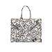 Large Capacity Canvas Cotton Floral Embroidery Retro Exquisite Doodle Fashion Shopping Bag, Large (4) US - 1