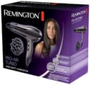 Remington Asciugacapelli 2400W - Leggero e Potente - Con Ioni per capelli meno crespi, 3 livelli di riscaldamento e 2 di ventola separati, Funzione di raffreddamento, Diffusore, Pro-Air Turbo D5220 - 5