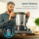 Cecotec Robot de Cocina Multifunción con Dispensador de Alimentos Mambo CooKing Victory. 1700W, 45 Funciones, Miles de Recetas Guiadas, Jarra Victory de 4,5L, Accesorios: Vaporera o Cesto para Hervir - 6