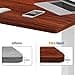 FLEXISPOT 120 * 80 * 2.5cm Standing Desk Height Adjustable Electric Standing Desk Rectangular Top Only(Mahogany) - 2