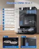 ECOVACS DEEBOT T30C OMNI GEN2 Robot Aspirapolvere e Lavapavimenti, 25.000 Pa, ZeroTangle 3.0, TruEdge 2.0, TrueMapping 2.0, Lavaggio dei panni con acqua calda a 75°C, Stazione OMNI All-in-One, Nero - 5