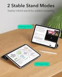 ESR for iPad Pro 13 inch Case M5/M4 (2025/2024), Powerful Magnetic Attachment, Slim Trifold Stand, Supports Pencil Pro and Pencil (USB-C), Auto Wake/Sleep, Durable Protection, Rebound Series, Black - 8