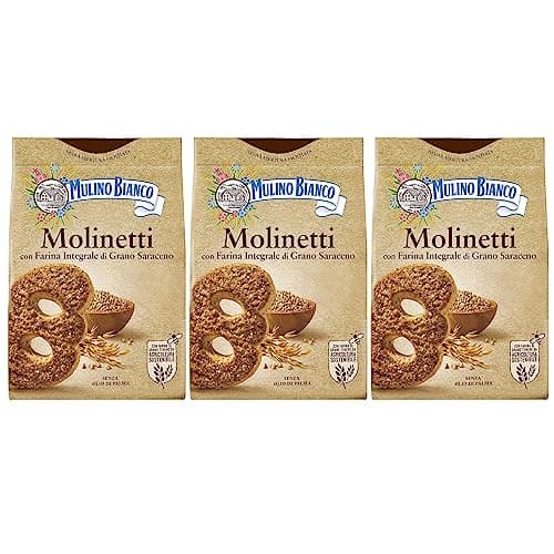 MULINO BIANCO Molinetti - Galletas integrales italianas 800g (Molinetti, x3)