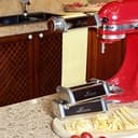 GVODE Accessorio per pasta per KitchenAid, comprendente un rullo per sfogliare la pasta, un taglia spaghetti e un taglia fettuccine per Kitchenaid robot da cucina - 2