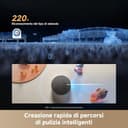 DREAME L50s Pro Ultra Robot Aspirapolvere e Lavapavimenti, Autosvuotamento per 100 Giorni e Autopulizia ad Alta Temperatura, Aspirazione da 30.000 Pa, Pulizia di Bordi e Angoli, Spazzola Antigroviglio - 9