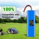 18V 5000mAh Ersatz NI-MH Akku für Husqvarna Automower Roboter-Rasenmäher 210C, 220AC, 230ACX, 260ACX, 265ACX, Solar Hybrid, G2 2004-2006, 535120901, 535120902, 540059601, 540059602, AU-18C, AU-18V - 3