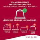 CARRARO 1927 Variety Pack - 50 Aluminium Coffee Pods Compatible with Nespresso Original line - Medium & Dark Roast Coffee Capsules Made in Italy - 6
