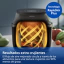 Philips Airfryer Serie 3000: freidora de aire con ventana, tecnología RapidAir Plus, 16 modos, 90% menos grasa, fácil limpieza, pantalla táctil y ahorro energético (NA330/00) - 4