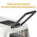 Ferplast Trasportino per Cani di Taglia Media Atlas 60, Box per Trasporto Cani, Porta in Acciaio plasticato, Sistema di Chiusura di Sicurezza, Griglie per l'aerazione, 61 x 91 x h 68 cm. - 4