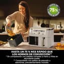 Ninja MAX Freidora de aire sin aceite con compartimento doble, 2 cajones, 9,5 l, sin aceite, Air Fry, Max Crisp, Roast, Bake, Reheat, Dehydrate, cestas antiadherentes, Piedra Dorada, DZ400EUSTGD - 8