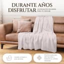 yanopurna Coperta in Cashmere - Coperta per divano intrecciata a Mano in 100% Lana di Cashmere - 135 x 270 cm Coperta morbida e accogliente per divano e sedia - Prodotta in Nepal (Gris Claro) - 6