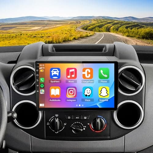 4+64G 2 Din Android 13 Autoradio Stereo per Citroen Berlingo 2 2008-2019 Peugeot Partner con Carplay Android Auto, 10,1 pollici Touch Screen Radio Lettore Multimediale con navi GPS DAB+ FM SWC