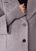 Comma Boucléjacke mit Rippbündchen und Reverskragen - 6