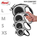 flexi® Comfort L Gurt 8 m schwarz, Roll-Leine für Hunde bis 50 kg - 6